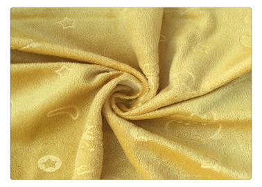 Embossed Blanket Fleece Minky Plush Fabric For Toy 100% Polyester