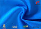 Semi Dull100% Polyester Elastic Fabric , Satin Spandex Fabric For Wedding Dresses